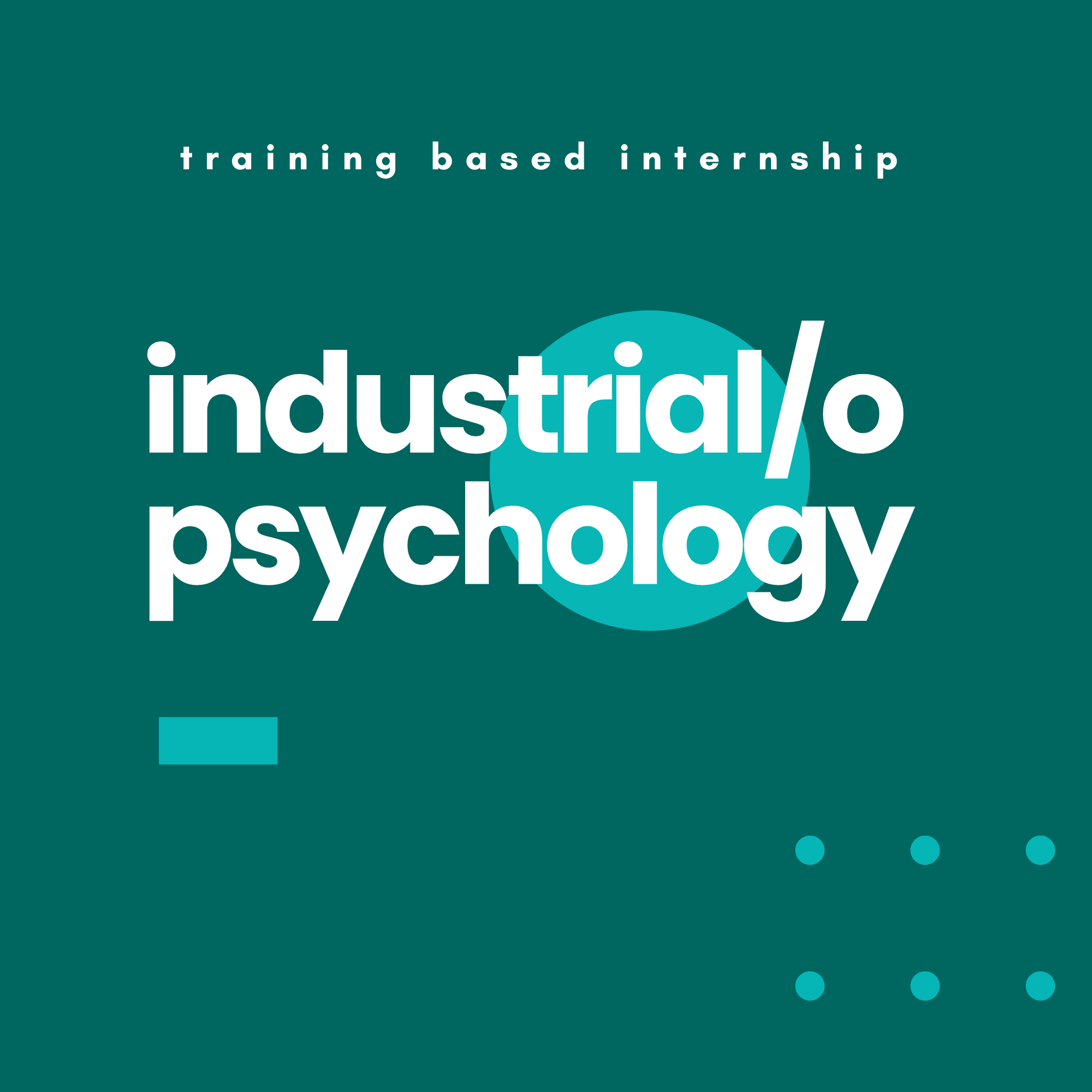 I/O Psychology Training based Internship