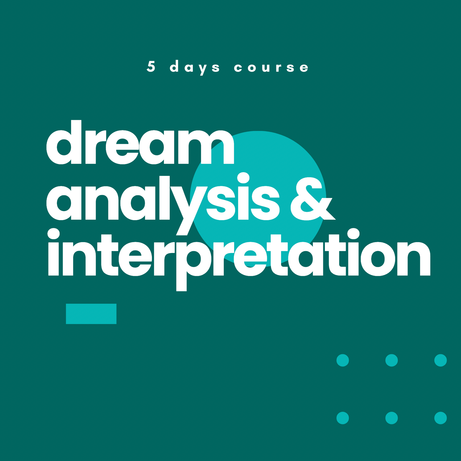 Dream Analysis and Interpretation Course