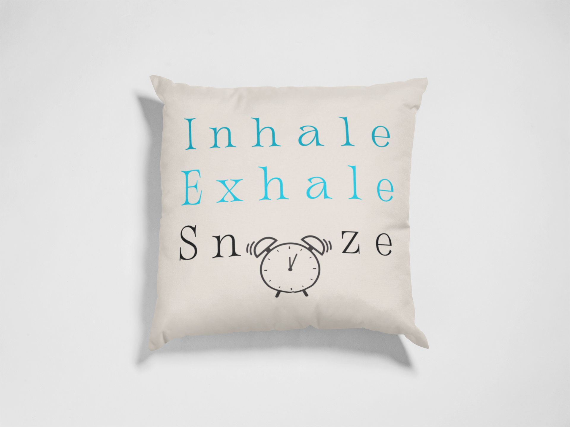 Inhale, Exhale, Snooze Cushion