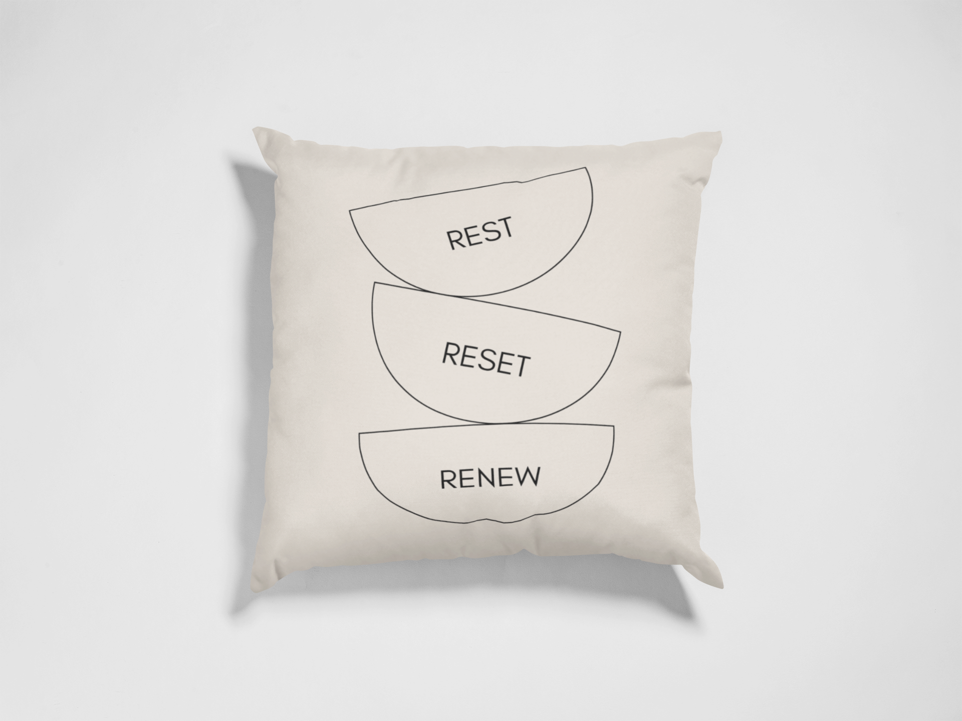 Rest, Reset, Renew Cushion