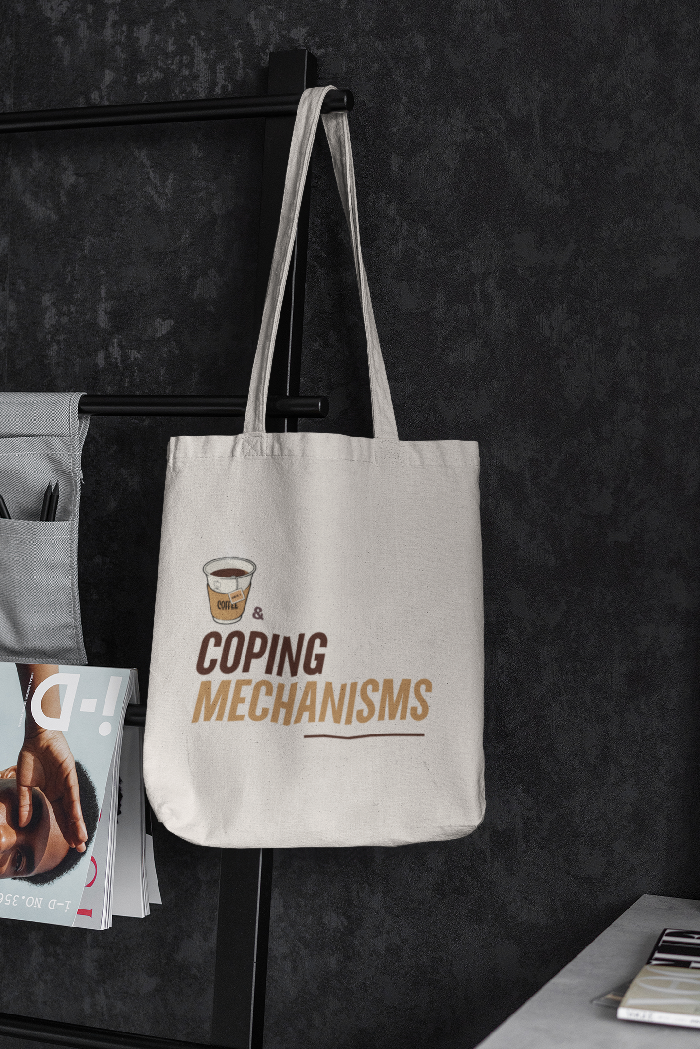 Coffee & Coping Mechanisms Tote Bag